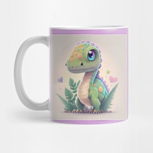 Der Dinosaurier mit den bunten Beulen und Stacheln Mug